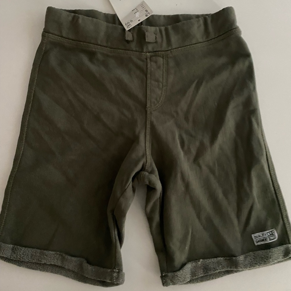 Olive green shorts